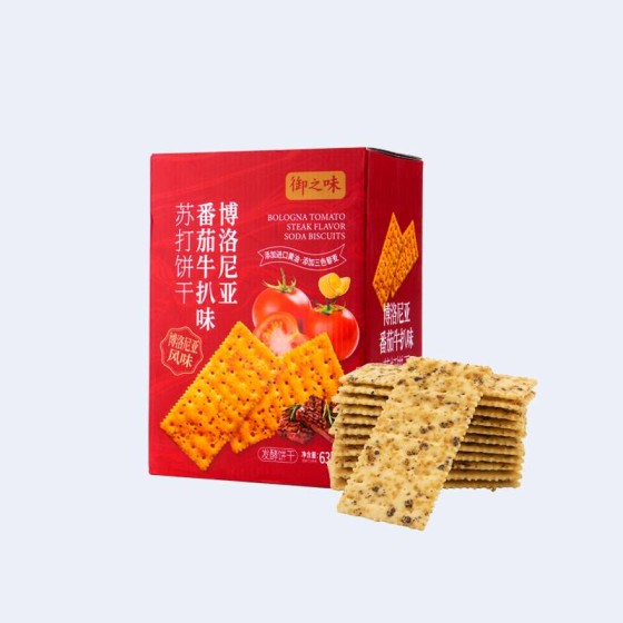 Yuzhiwei - Bologna Tomato Steak Flavored Soda Crackers 638g
