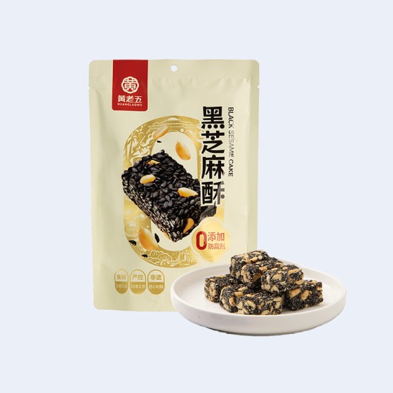 Huang Laowu - Black Sesame Crisp 208g