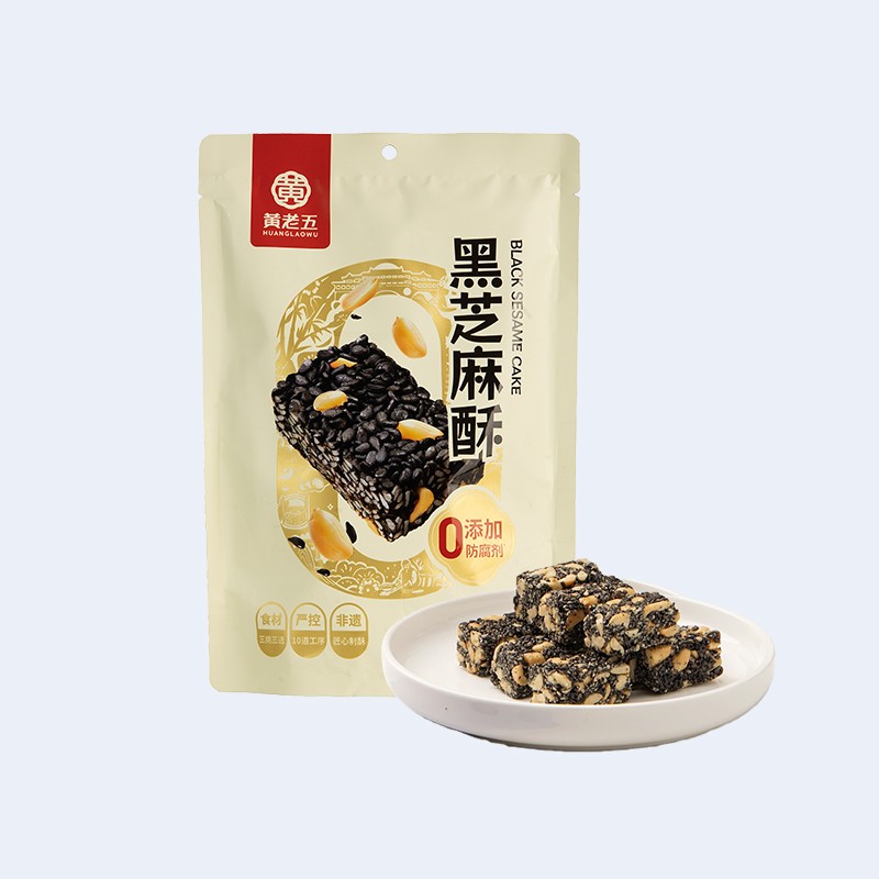 Huang Laowu - Black Sesame Crisp 208g